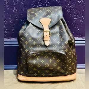 Authentic Louis Vuitton Montsouris Backpack GM (Discontinued)